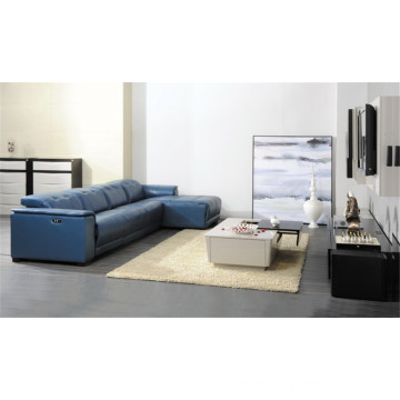 Wohnzimmer Sofa mit modernem echtem Leder Sofa Set (420)